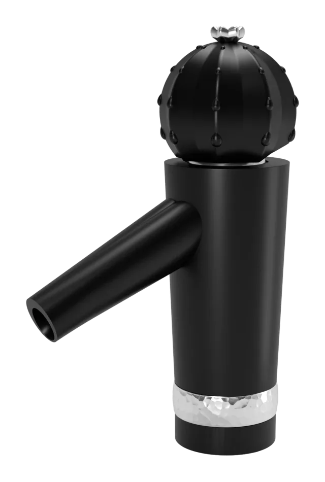 Basin mixer matt black / chrome Cactus — SOPAL 06E4A4