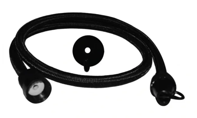 Bidet spray hose braided black 1 m EJIM JWC2016