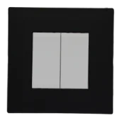 Decorative wall plate LINA matt black — SOMEF 43PL32NR