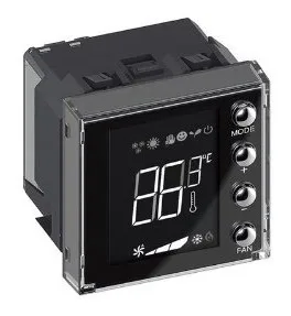 Legrand Mosaic control screen — IP20, Black — 067464