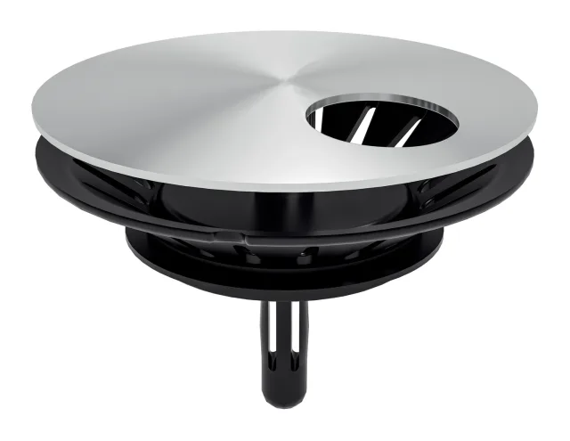 Removable stainless steel waste basket — SOPAL