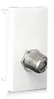 White Type F TV/SAT outlet for office installations — SOMEF 45979-SBR