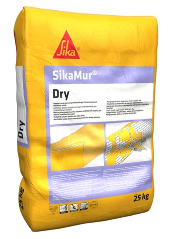 SikaMur® Dry — Dehumidifying mortar for masonry