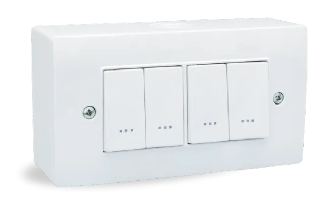 STIEL ALPHA surface mounting enclosure 4 modules