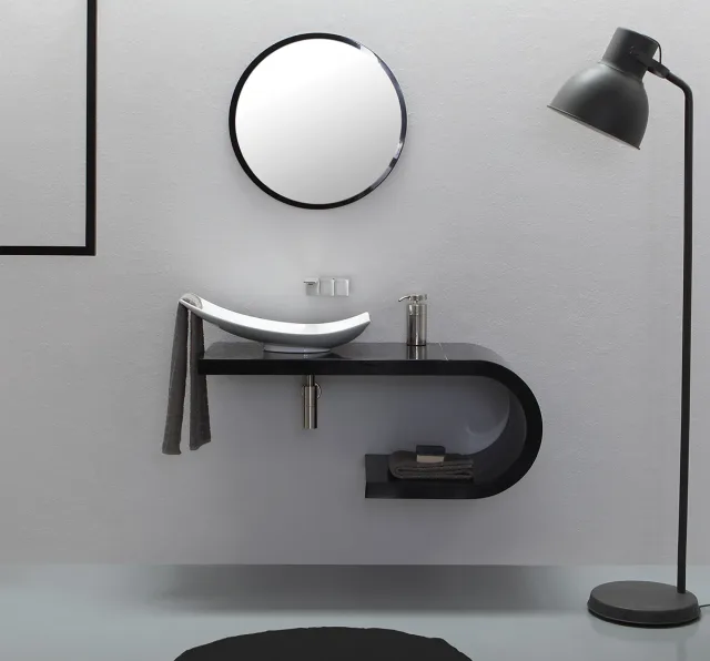 SANIMEUBLE Feuille bathroom vanity set