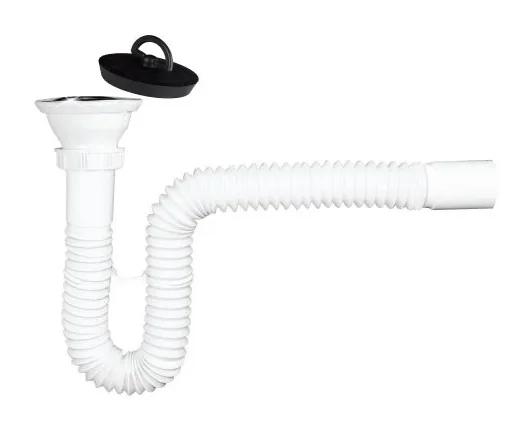 Sink waste kit flexible Ø40 with ring — EJIM JCU3037