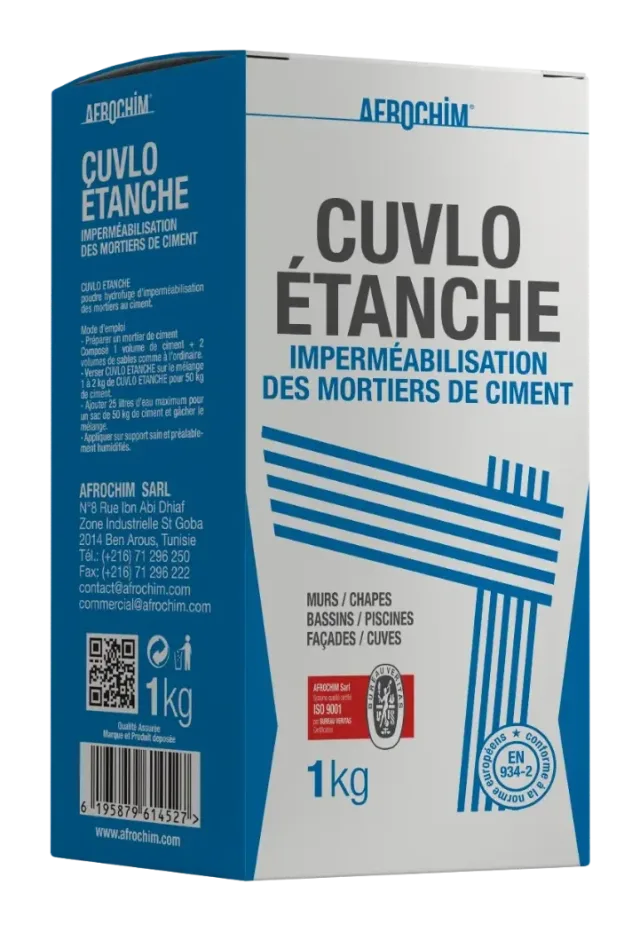 CUVLO ETANCHE powdered mortar waterproofing admixture