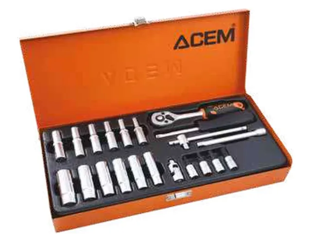 Boxed set of sockets 1/4&Prime; 210-022m — 586022