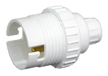 White B22 lamp holder SIMEF