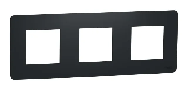 Plaque de finition New Unica NU200654 — anthracite