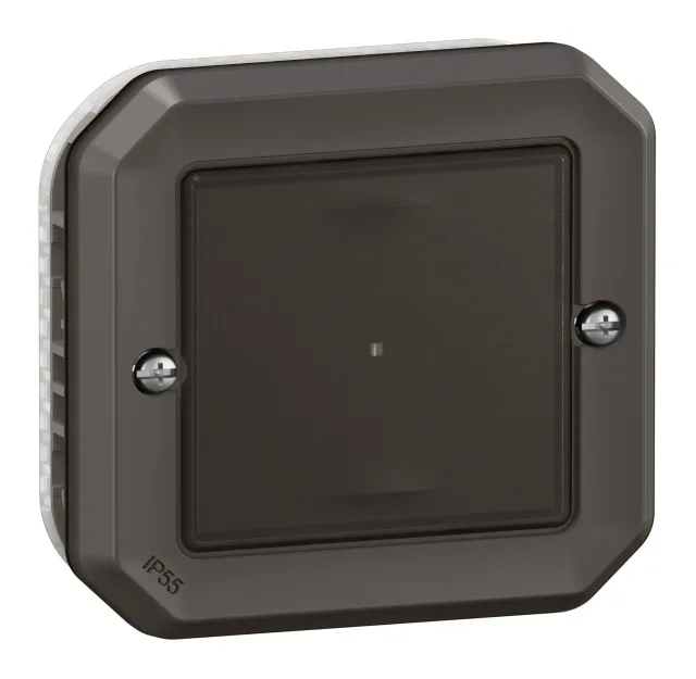 Legrand Plexo switch — 0.7A, 230V, IP55, Black — 069896L