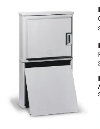 Enclosures CV4M series width 714 mm — 1 compartment
