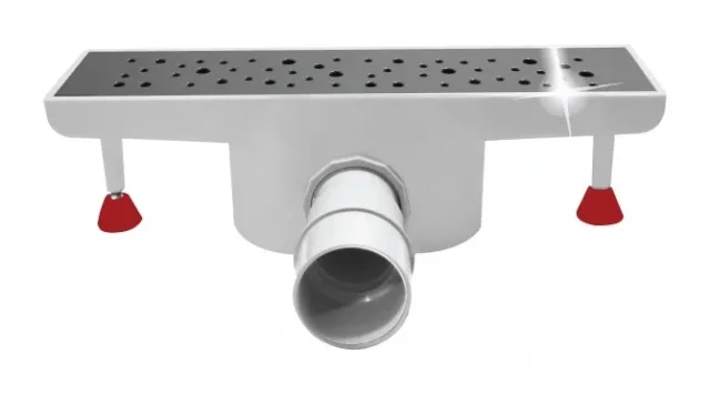 Caniveau de douche à l'italienne inox L30 Bubble 316L EJIM JSB1024