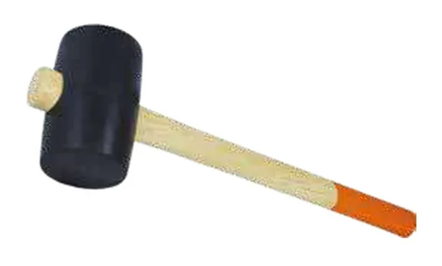 Rubber mallet with wooden handle — 747500