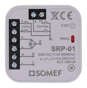 Central control of electric roller shutters — ZAMEL SRP-01