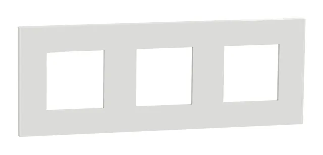 Plaque de finition New Unica NU600618 — blanc