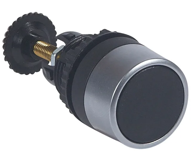 Bouton à armement mécanique ( BAM ) non lumineux IP65 Osmoz composable – noir — Legrand