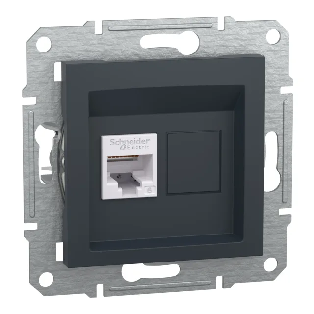Prise RJ45 Asfora EPH4700171 — anthracite