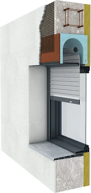 POLYCOFFRE — insulated roller shutter box