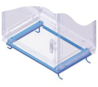 Accessoires et pièces de rechange Grafi 12 Largeur 1150mm — Cadre de fixation au sol