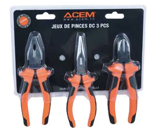 Jeu de pinces double couleur — 598700