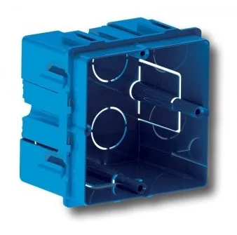 Boite d&rsquo;encastrement carree 2 modules — SOMEF 2502MG