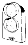 Signal systems for traffic in private area and traffic light — scb series – with 2 lights