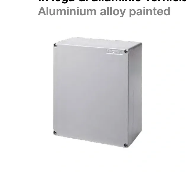 Junction boxes — aluminium alloy painted