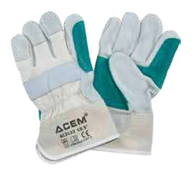 Docker-style leather gloves — 122122