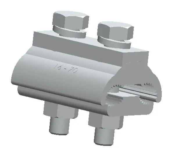 Parallel-groove branch connector BMA54 for bare conductors