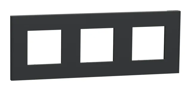 Plaque de finition New Unica NU600654 — anthracite