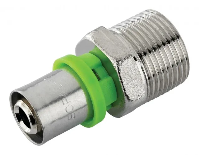 SOPAL — Male straight fitting — SOPALPEX press fittings — 13HAA03