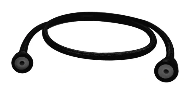Shower hose braided black 1.5 m EJIM JSB1068