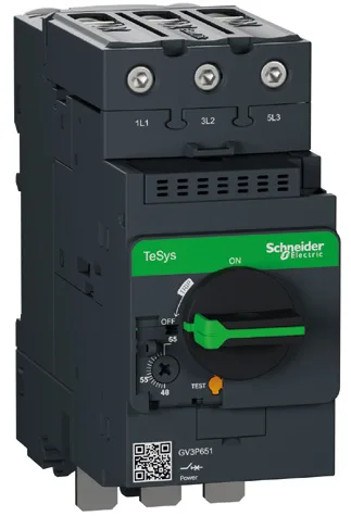 TeSys GV3P651 motor circuit breaker — 48 to 65 A