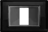 STIEL ALPHA IP55 3-module weatherproof flush holder gloss black