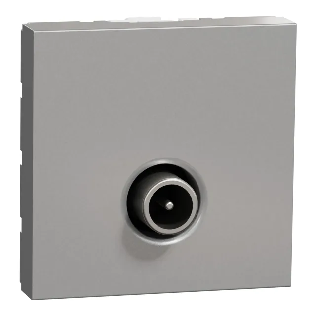 New Unica NU346230 tv socket — aluminium