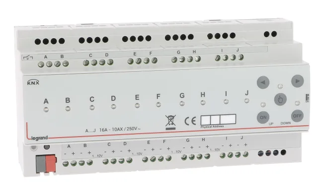 Legrand controller — 10 modules, IP20, Grey — 002668