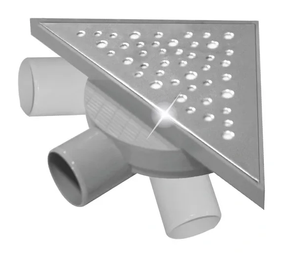 Siphon d'angle inox Bubble EJIM JSB1082