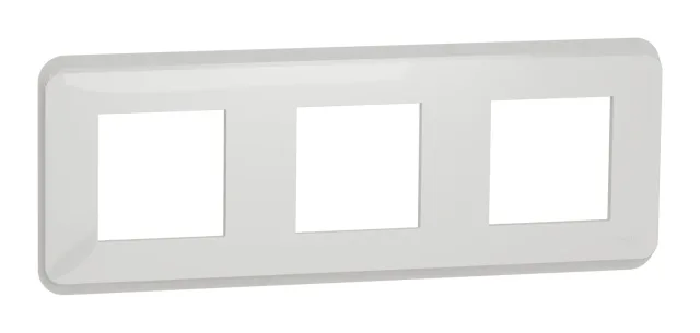 Plaque de finition New Unica NU400618 — blanc