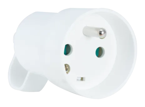 STIEL French female connector 2P+T 16A with pull ring white