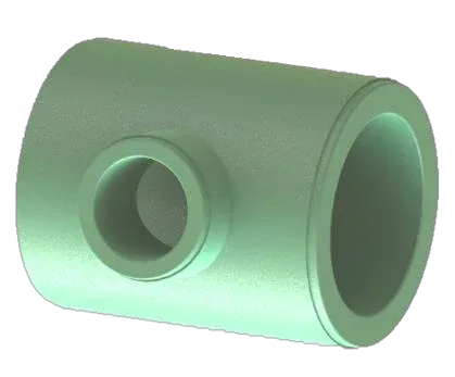 Reducing PPR tee — Ø 75-40-75