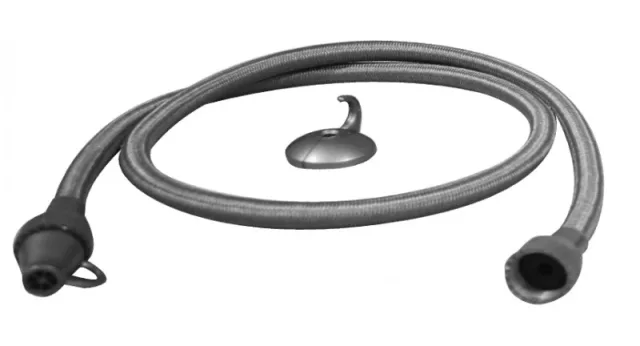 Bidet spray hose braided grey 1.20 m — EJIM JWC2018