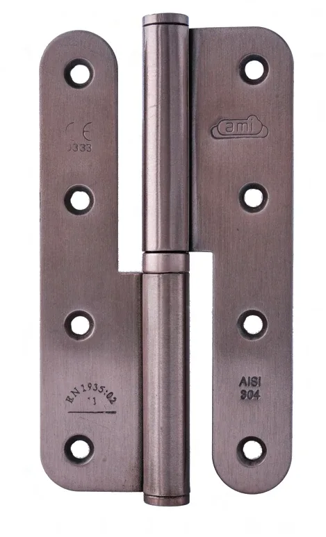 Stainless steel 140 × 76 × 3 mm lift-off hinge