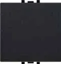 STIEL ALPHA 16AX 250V wide-rocker two-way switch carbon black