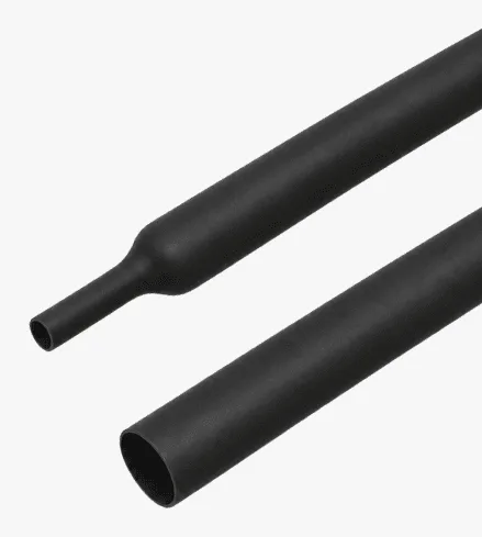 Black GTI heat-shrink tubing