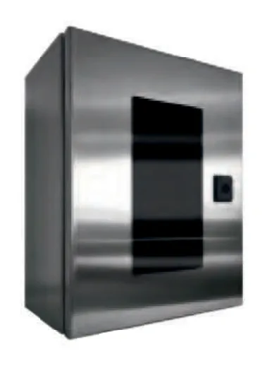 Stainless steel CE boxes — CE Box with glazed door AISI 304
