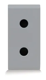 Prise standard française 2P SYLVIA 43 — SOMEF 433034S