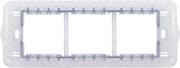 STIEL ALPHA 6-module rectangular mounting frame