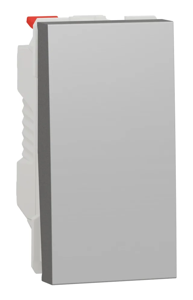 New Unica NU310330 two-way switch — aluminium