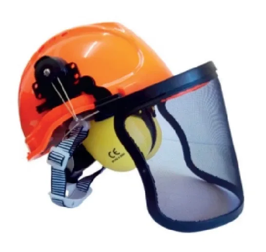 Prestige E4003 forestry helmet with visor and earmuffs